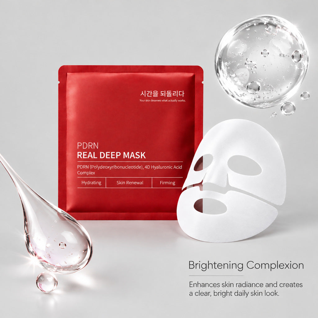 Hyaluronic Acid Moisturizing Brightening Facial Mask teemdrop