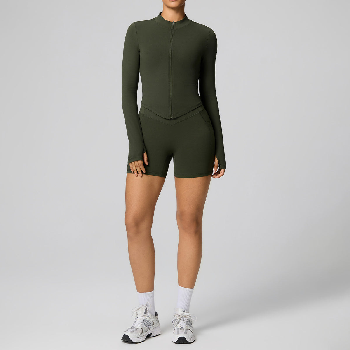 Women Two Piece Yoga Outfit High Waist Tight Sportswear Set teemdrop
