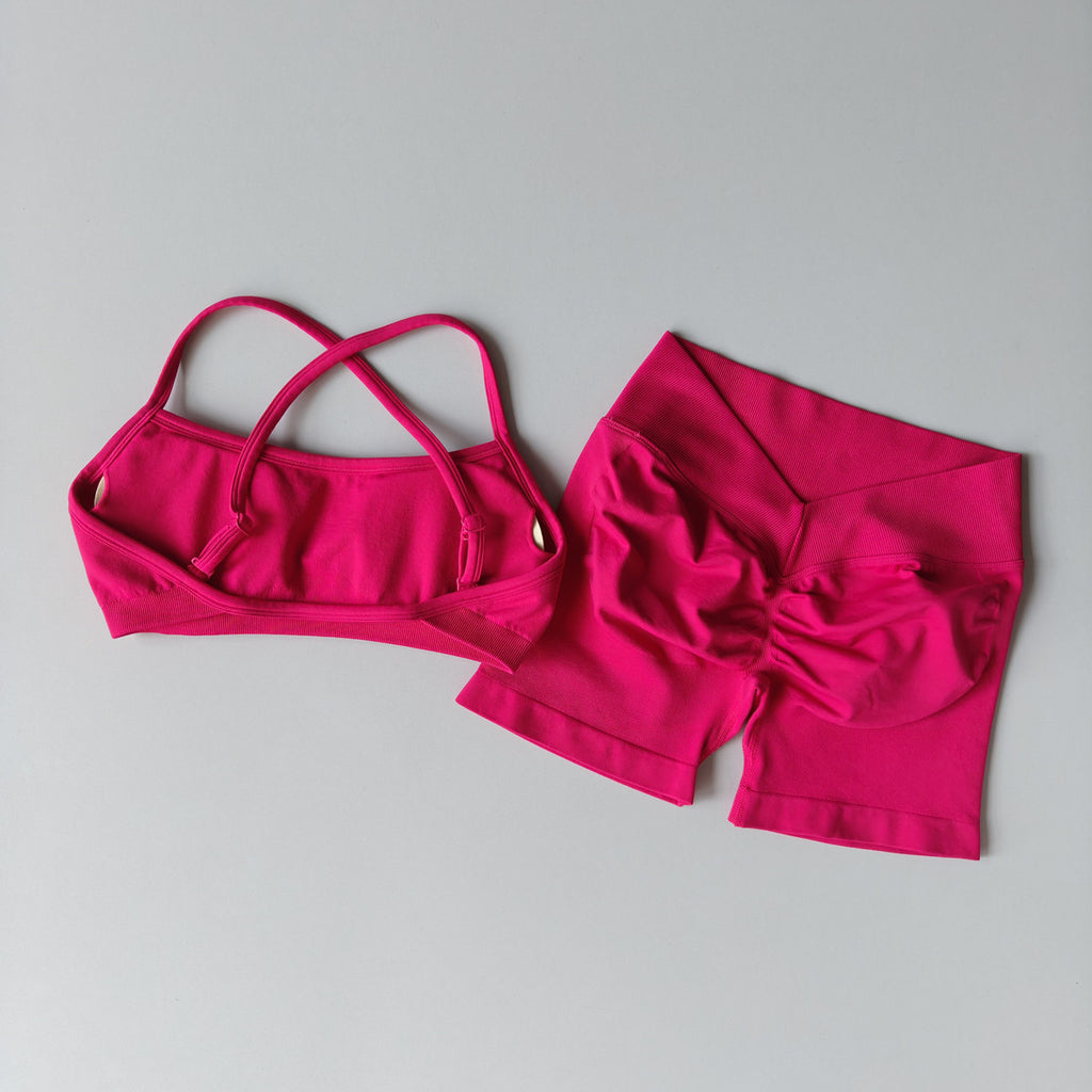Women's Seamless Yoga Sports Suit teemdrop