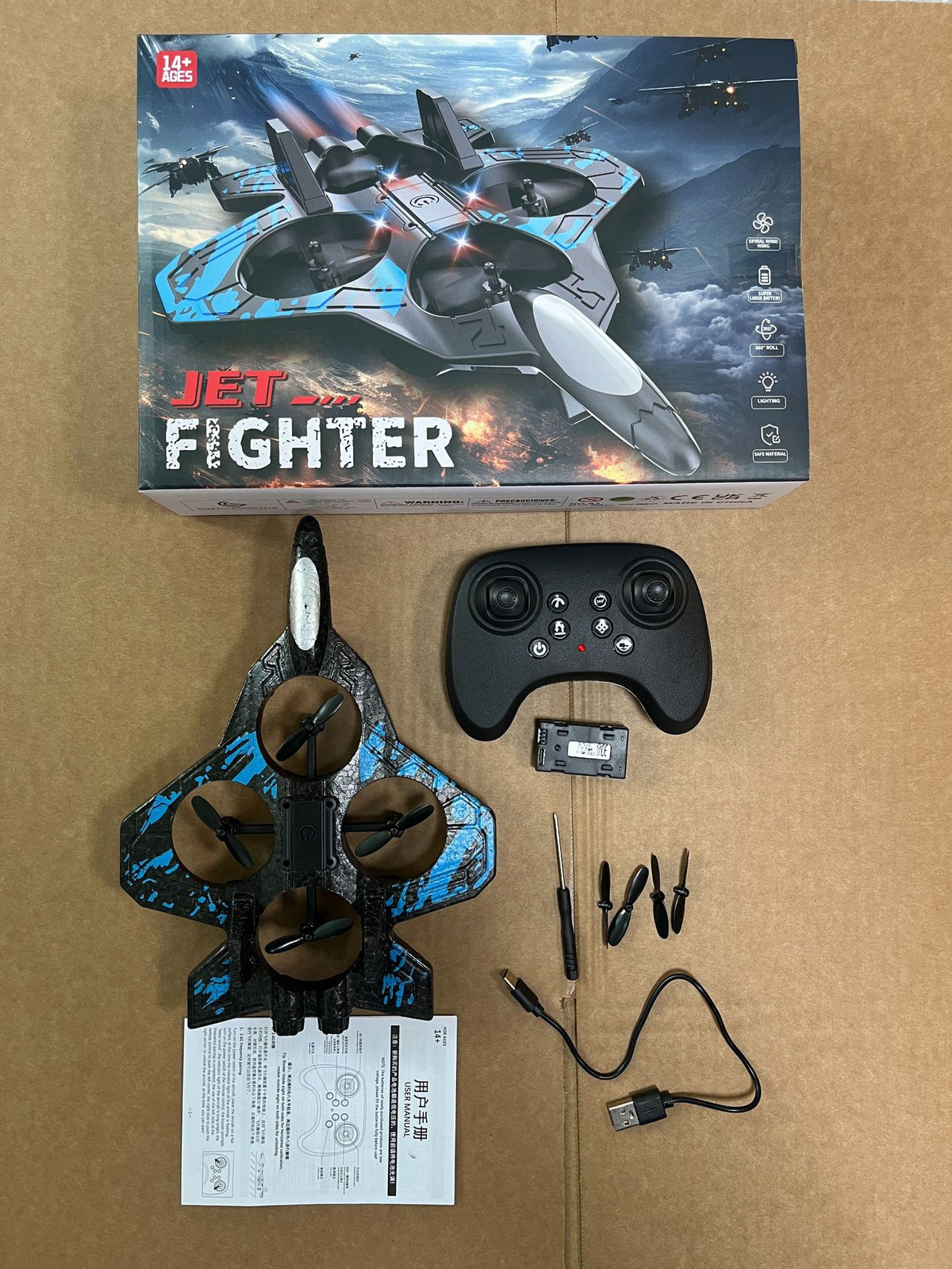 Crash-Resistant EPP Foam Remote Control Airplane