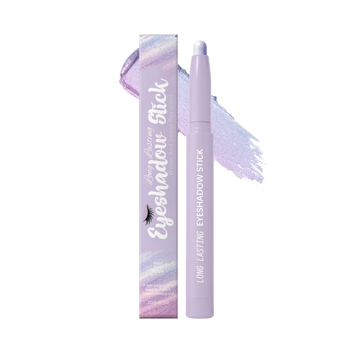 Long-Lasting Silky Smooth Pearl and Matte Eyeshadow Stick 2g For Daily Makeup