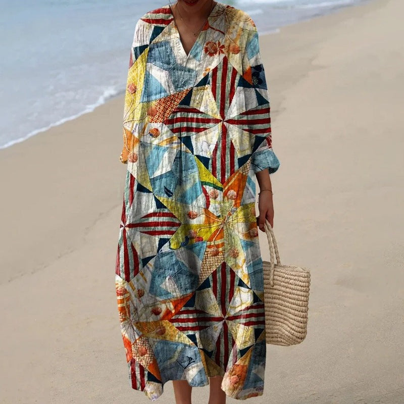 Long-Sleeve Dress teemdrop