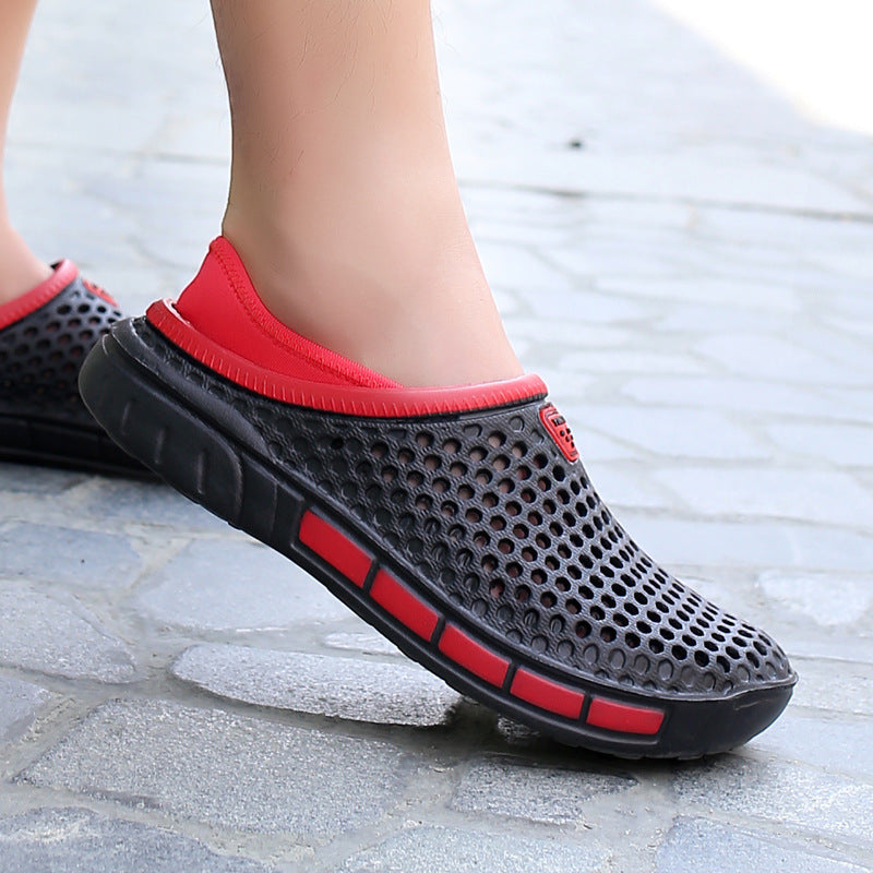 Men's Breathable EVA Driving Beach Sandals Slip-On Summer Shoes teemdrop