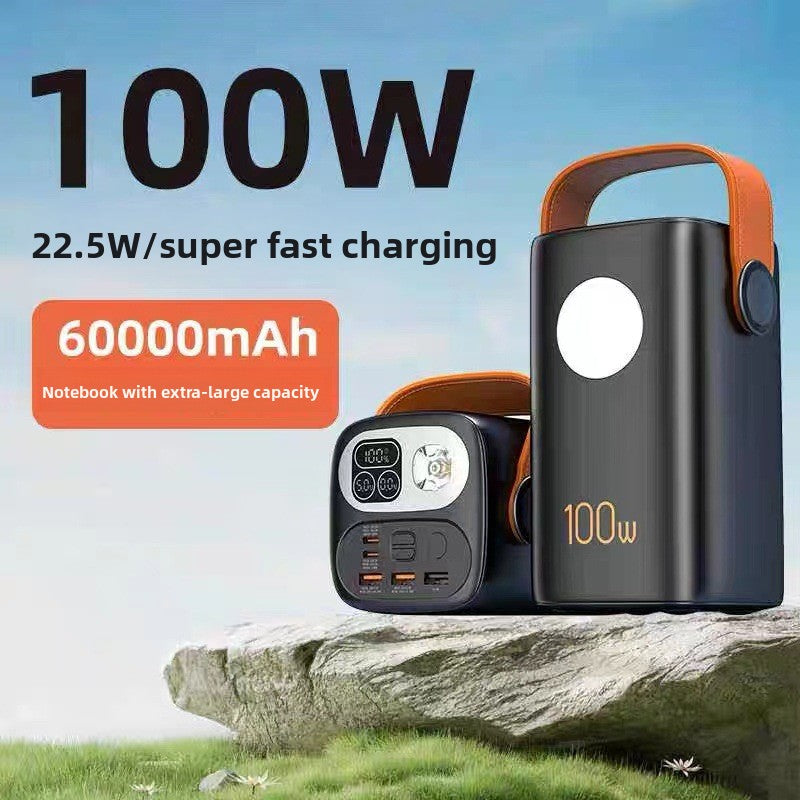 60000mAh 100W Super Fast Charging Portable Power Bank