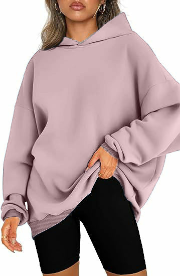 Oversized Hooded Fleece Sweatshirt for Women