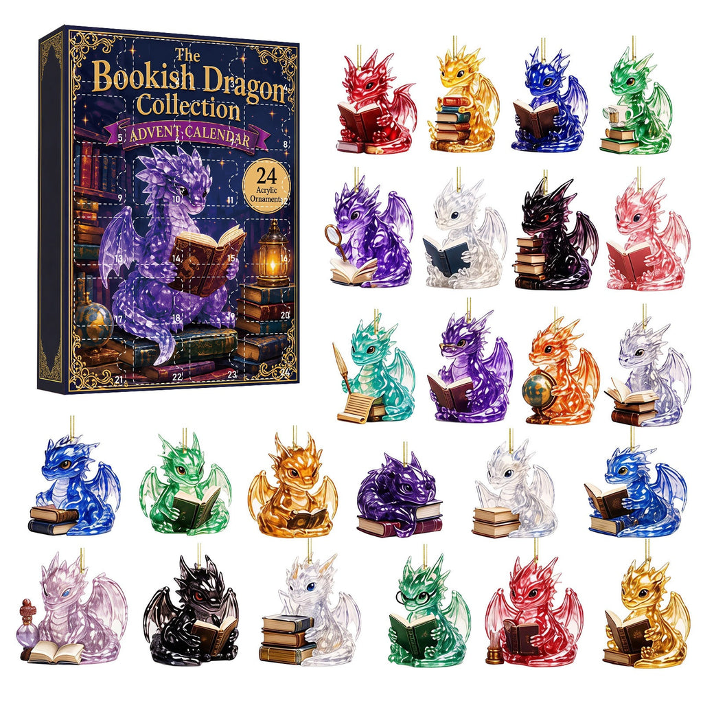 24-Day Dragon Ornament Christmas Countdown Blind Box