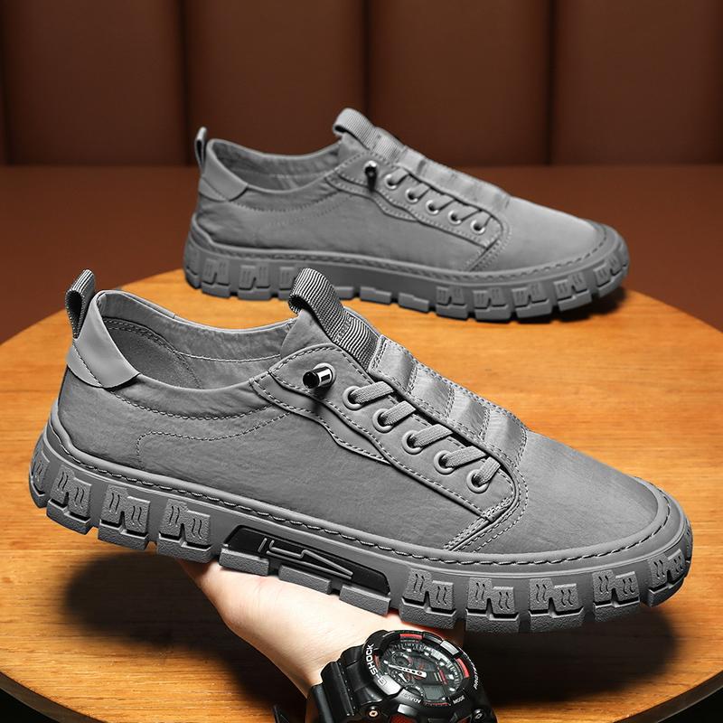 Men's Breathable Ice Silk Slip-On Casual Sneakers teemdrop