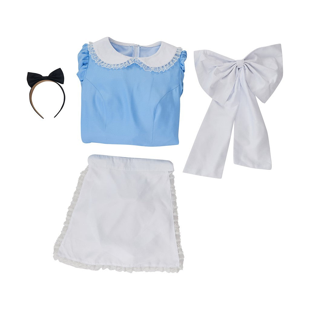 Women's Alice in Wonderland Cosplay Costume Maid Dress for Halloween teemdrop