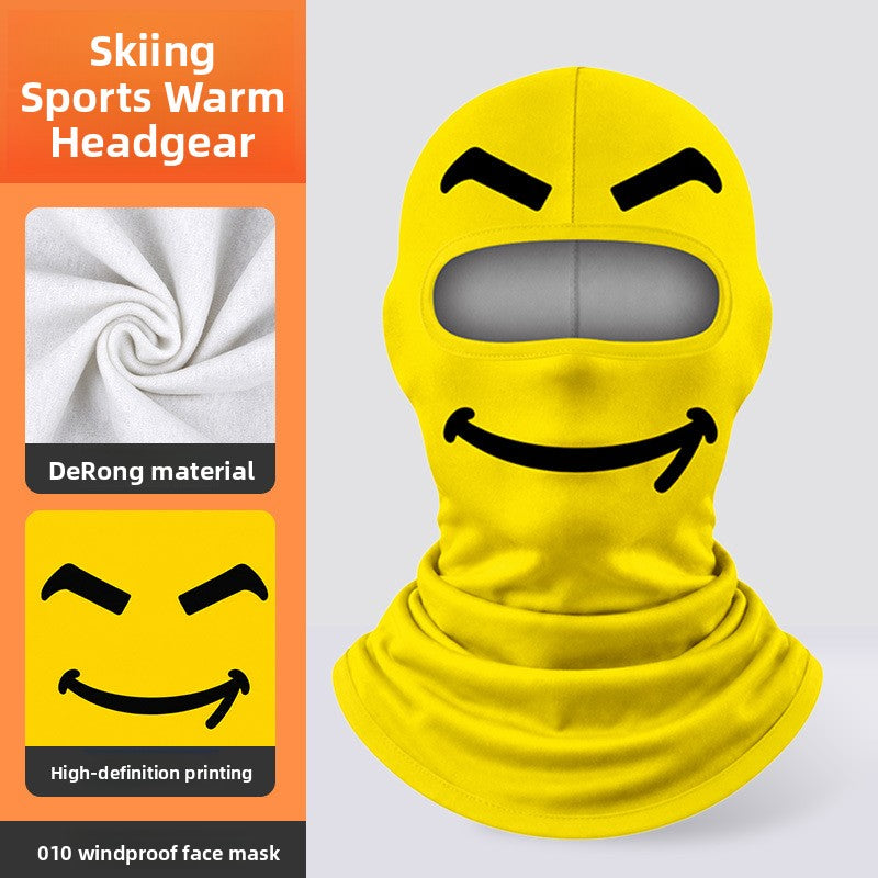 3D Digital Printed Milk Silk Balaclava Ski Motorcycle Face Mask teemdrop