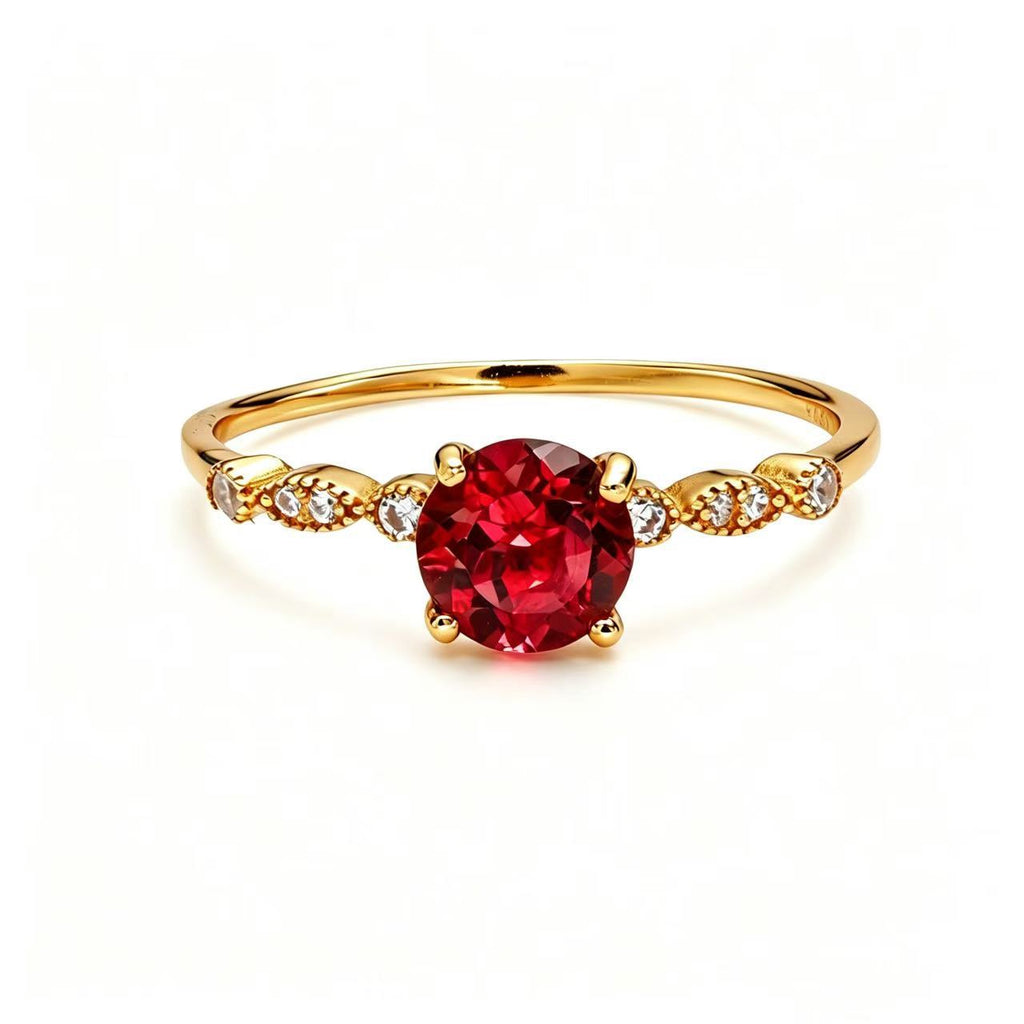 Twelve-month birthstone ring