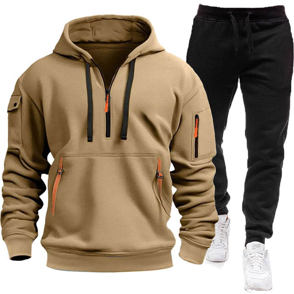 Men's hoodie with a hood teemdrop