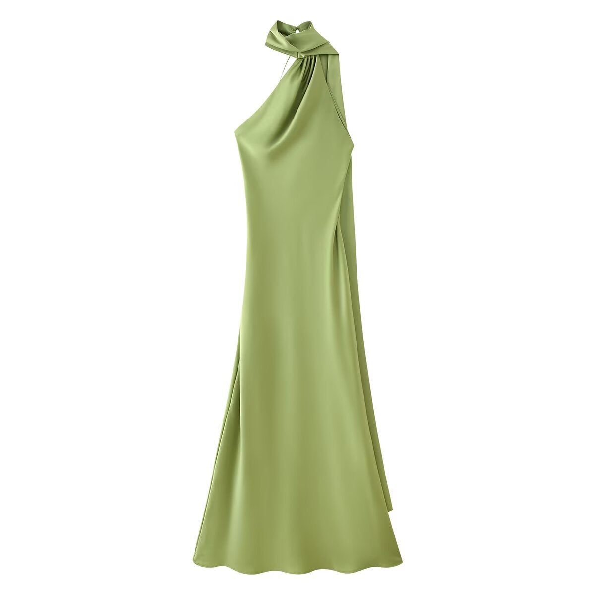 Elegant Halter Backless Slim Long Dress