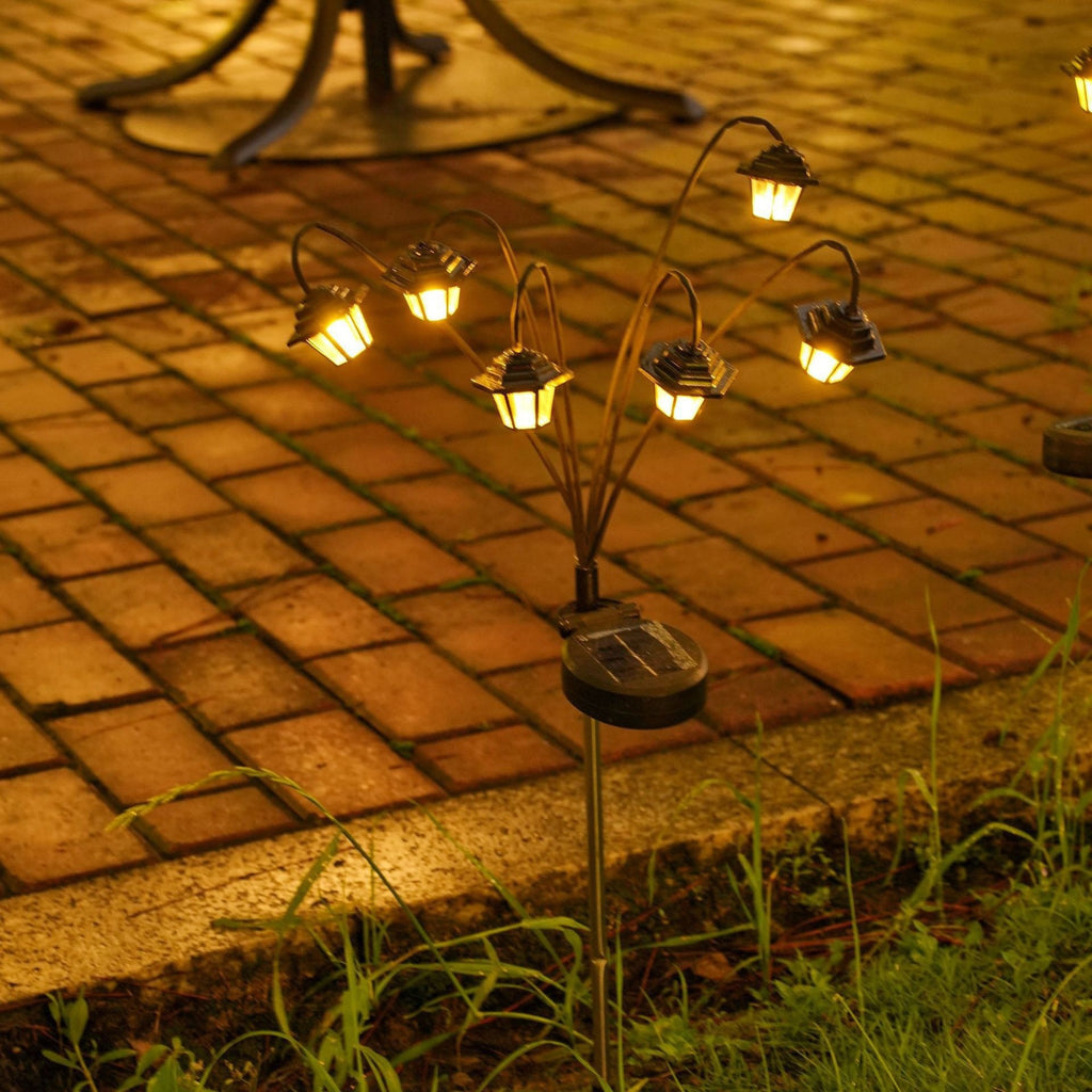 Solar 8 Modes Swinging Hexagonal Light