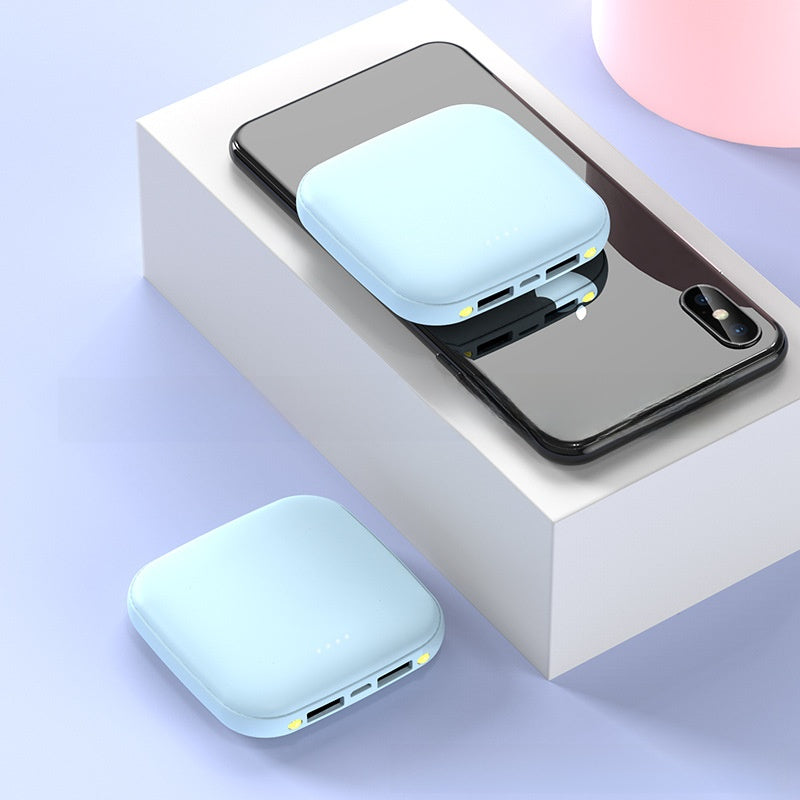 Mini Cute Portable Power Bank 20000mAh Fast Charging with LED Light teemdrop