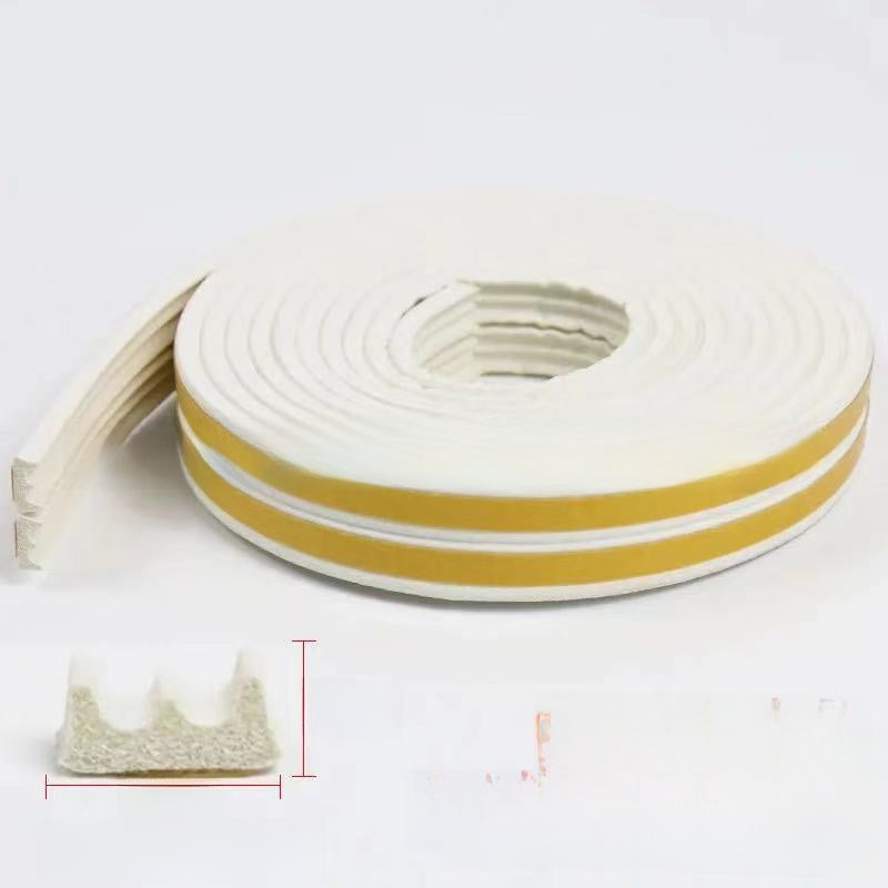 EPDM Foam Rubber Self-Adhesive Sealing Strip for Doors and Windows 6m Roll teemdrop