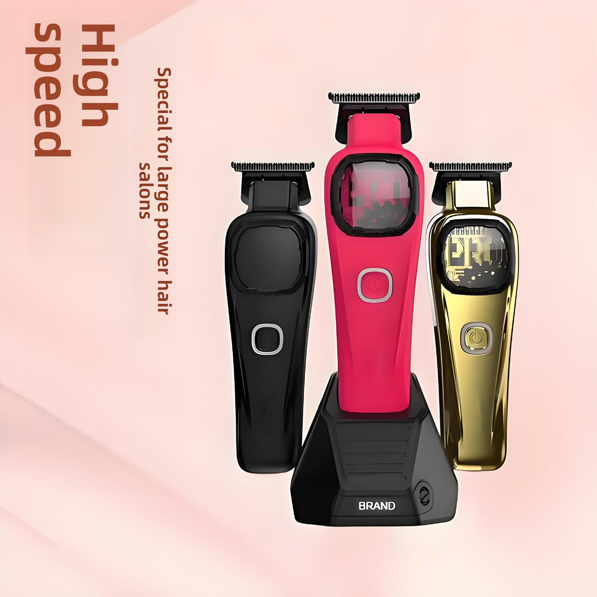 Professional Cordless Hair Clipper with Titanium Ceramic Blade teemdrop