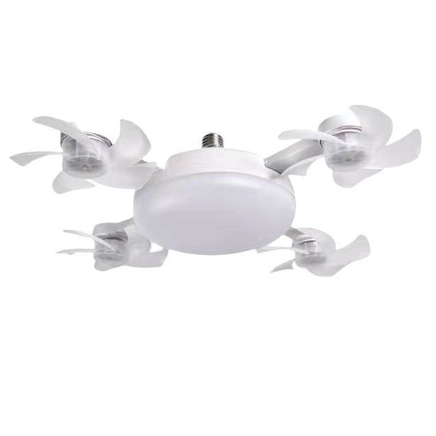 New type of remote-controlled integrated ceiling fan teemdrop