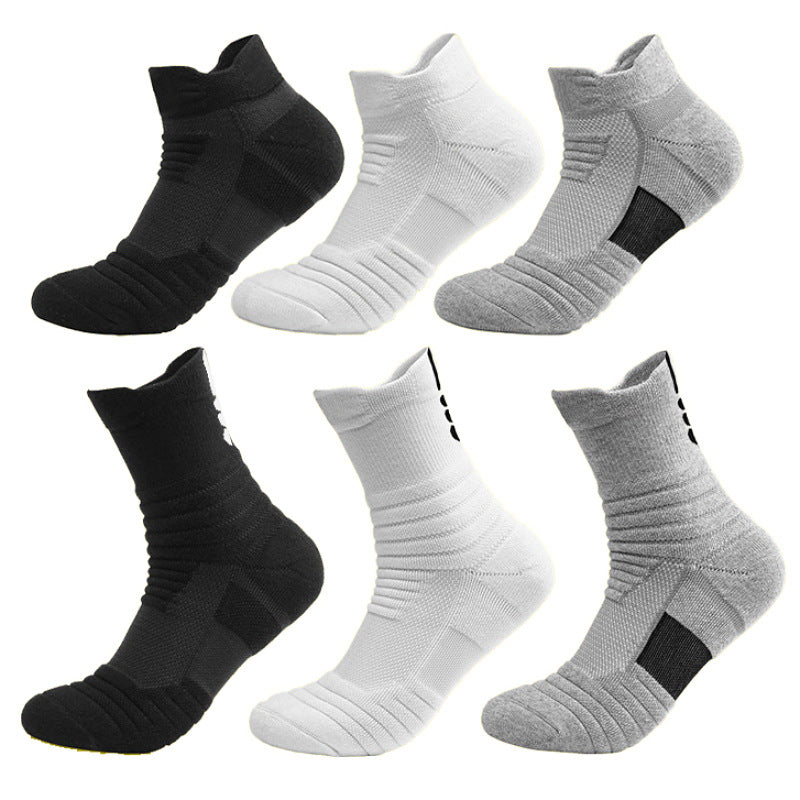 Shock-absorbing high-top sports socks teemdrop
