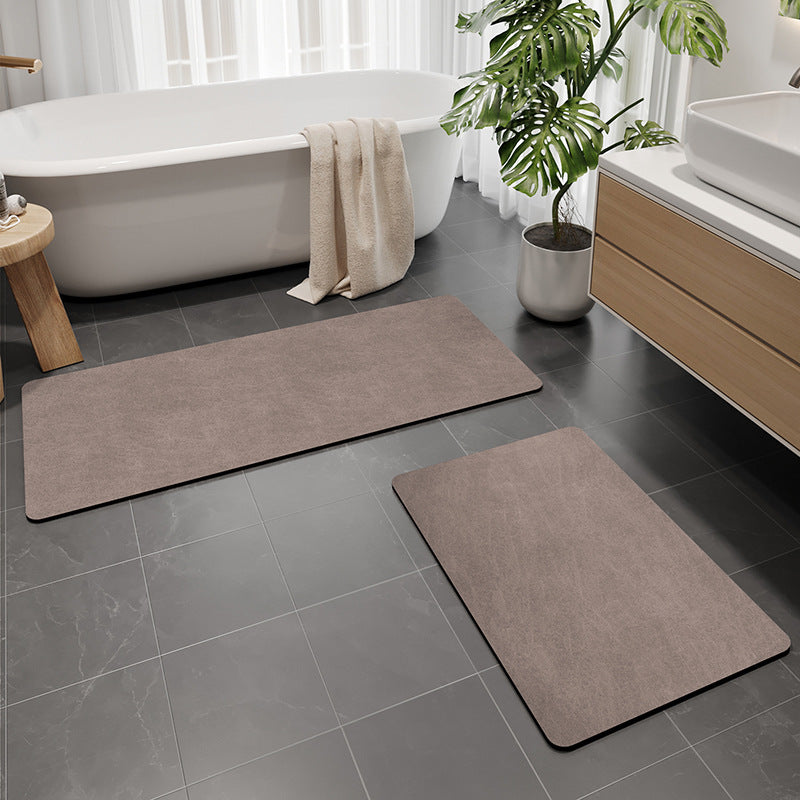 Quick-Dry Plush Bath Mat Floor Mat