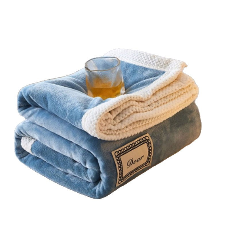 Coral Fleece Blanket Soft Anti-Static All Season Use