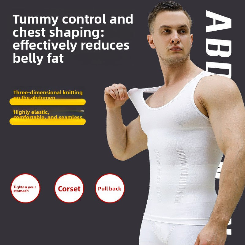Men's abdominal toning vest