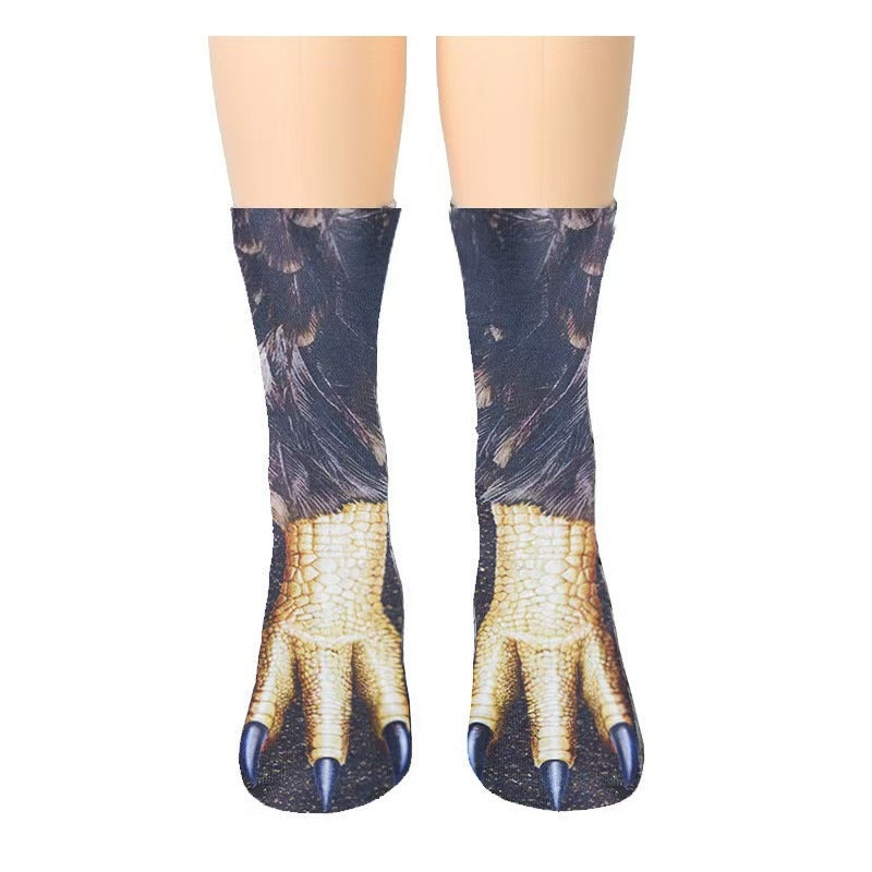 Animal Paw Print Novelty Socks