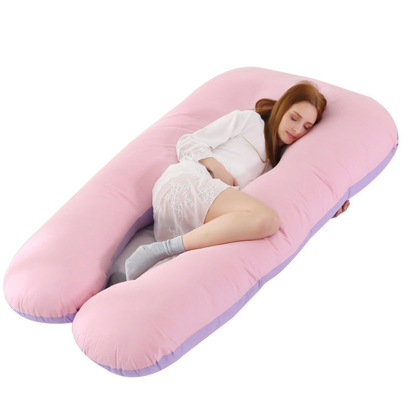 U-Shaped Maternity Body Pillow for Side Sleeping Support