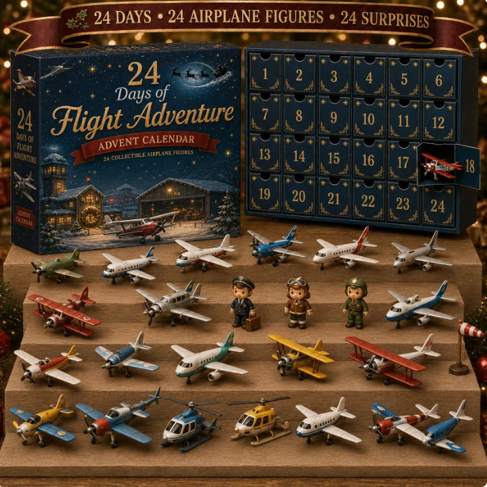 Aircraft Series Blind Box Advent Calendar Christmas Toy
