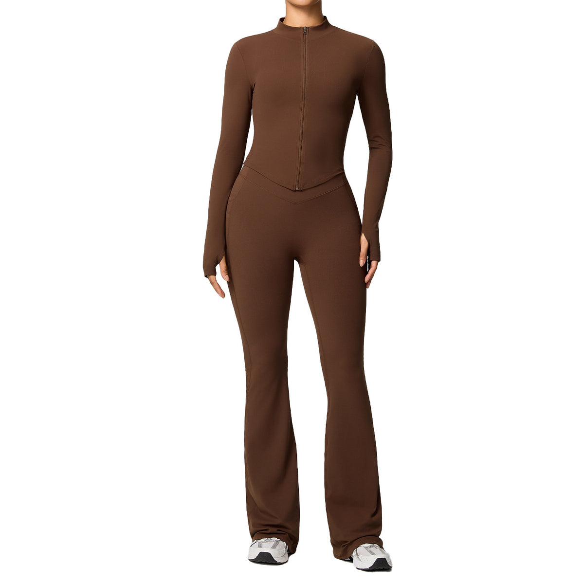 Women Two Piece Yoga Outfit High Waist Tight Sportswear Set teemdrop