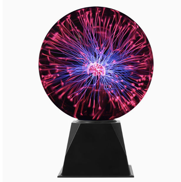 Touch-sensitive plasma ball lightning lamp
