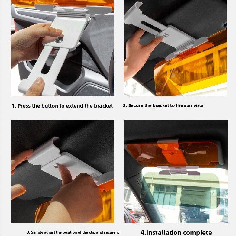Car front shield sun visor car anti-high beam day and night teemdrop