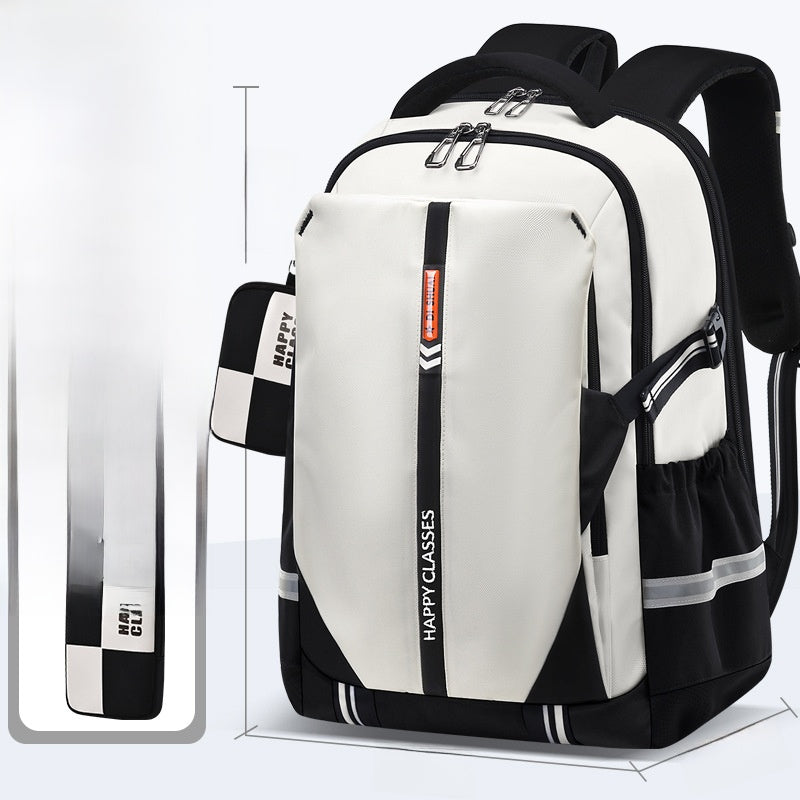 Spine-protecting school backpack for middle school students teemdrop