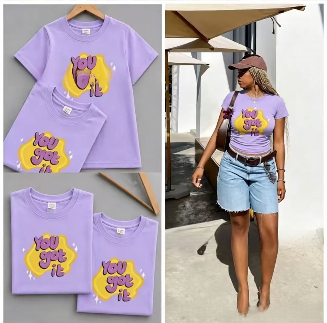 Cartoon-print top teemdrop