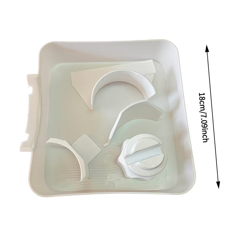 Washing machine water collection tray