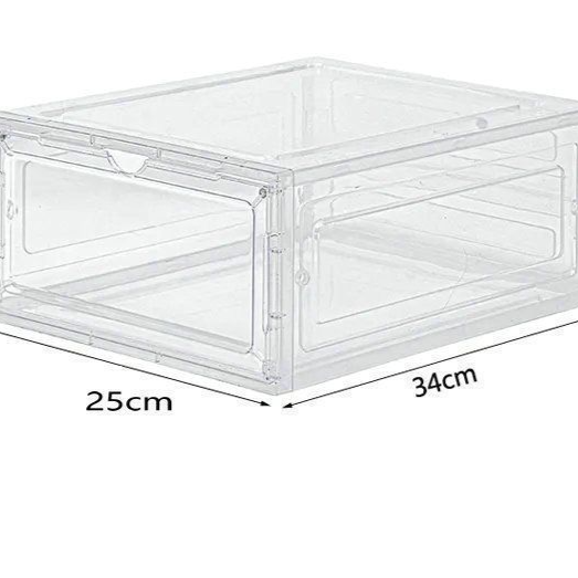 Transparent Stackable Shoe Storage Box