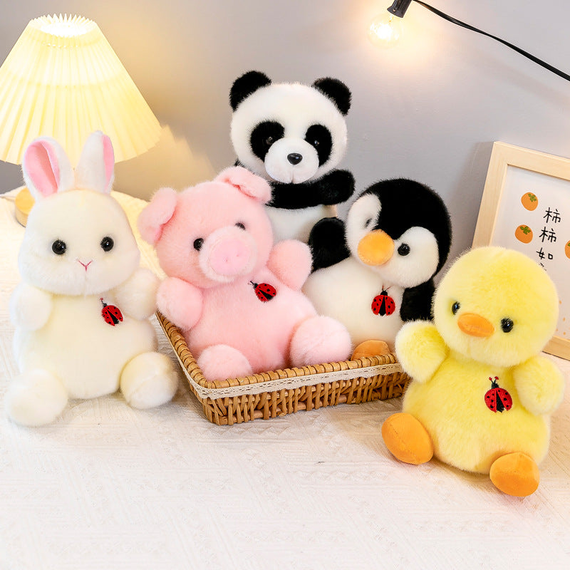 Super Soft Short Plush Animal Doll, 20cm Stuffed Toy, Soothing PP Cotton Plushie for Kids