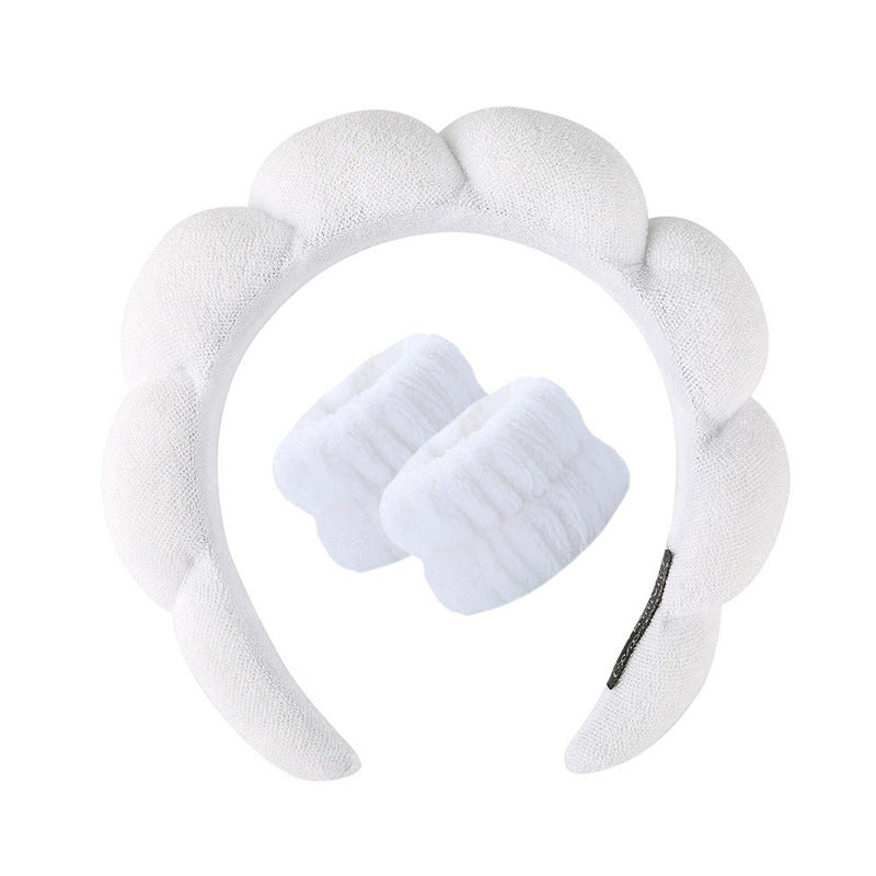 Lady's velvet sponge hairband teemdrop