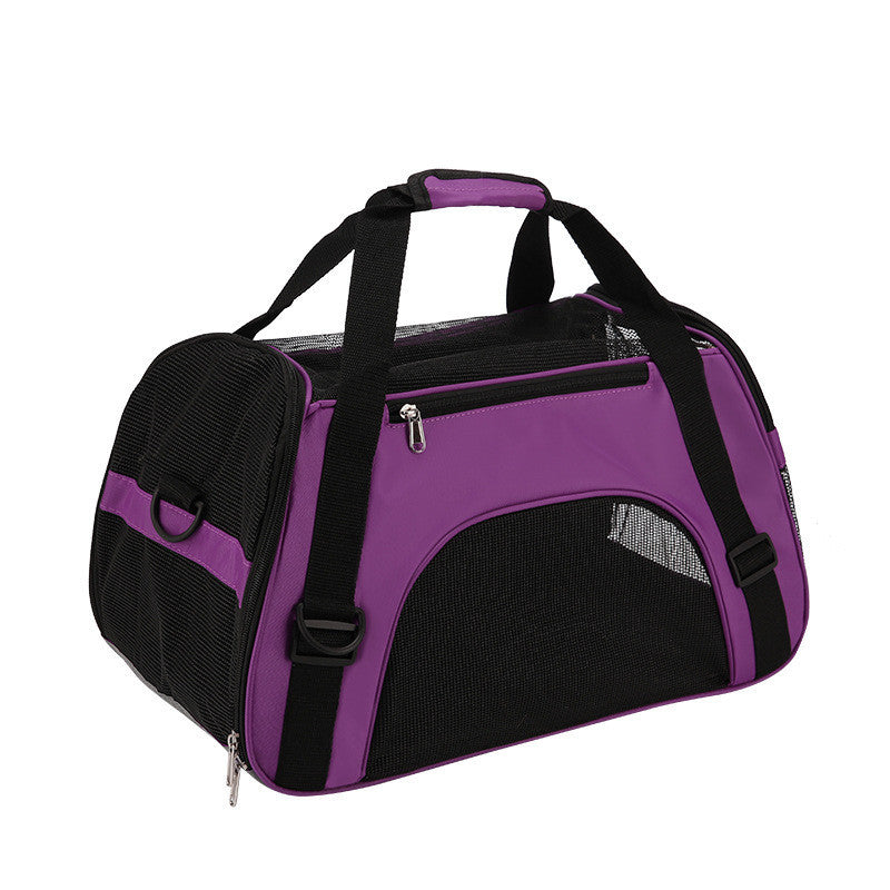 Foldable Breathable Oxford Pet Carrier Bag teemdrop