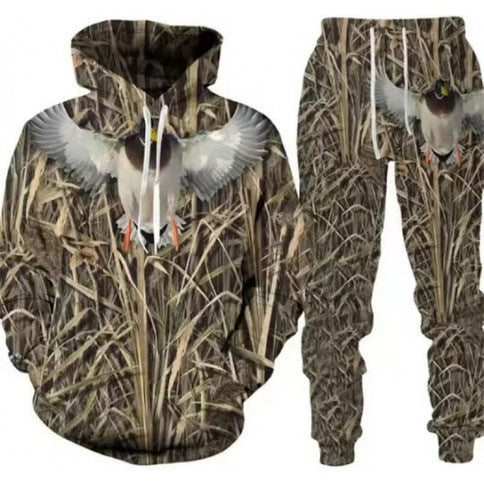 Printed Hooded Sweatshirt for Men