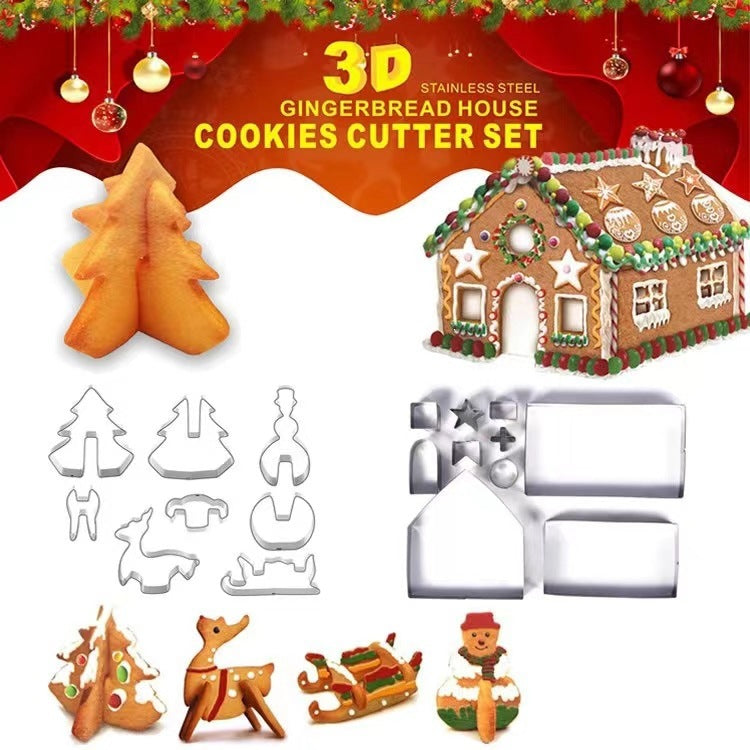 Stainless steel 3D three-dimensional cookie cutter teemdrop