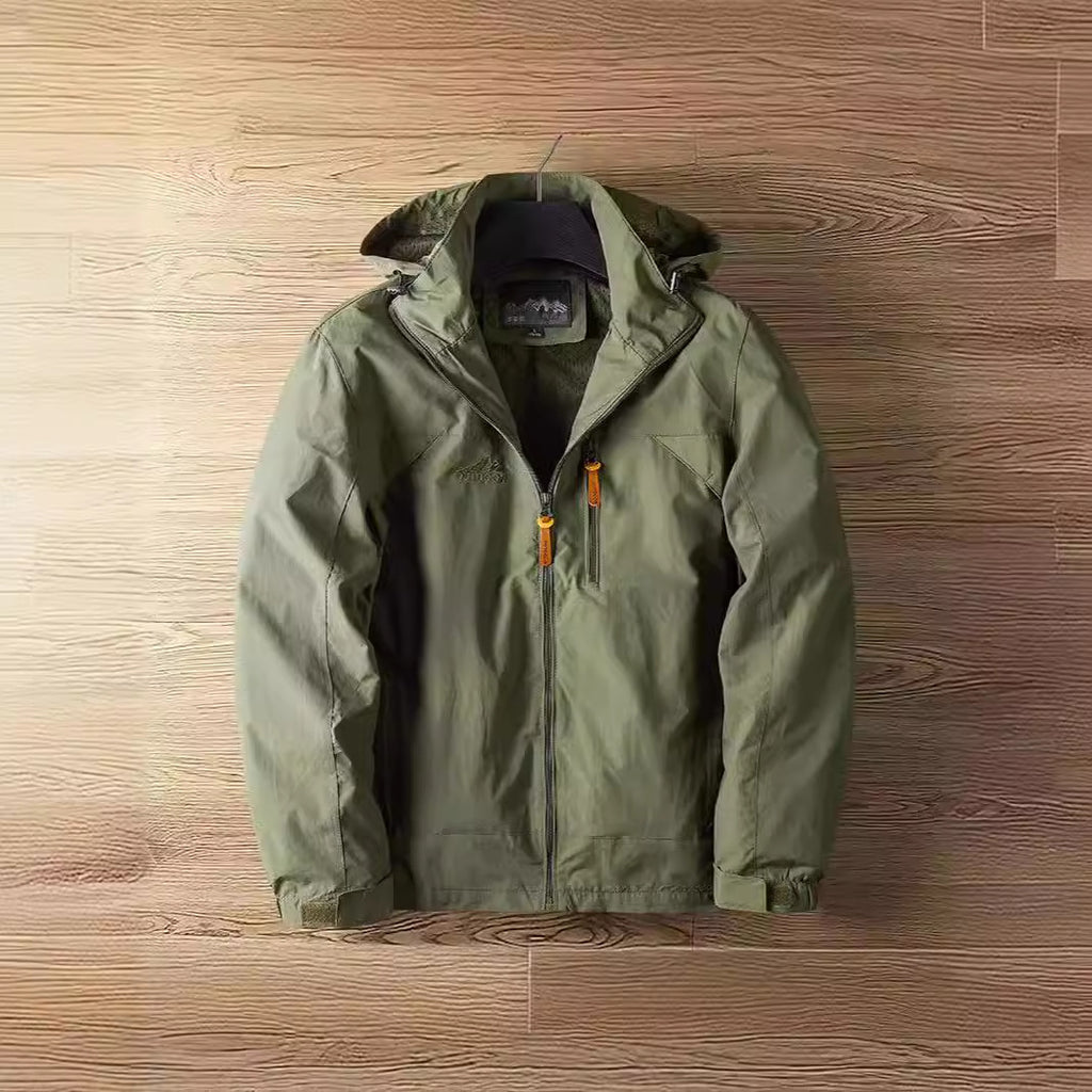 Men's Lightweight Nylon Hooded Windbreaker Sports Jacket teemdrop