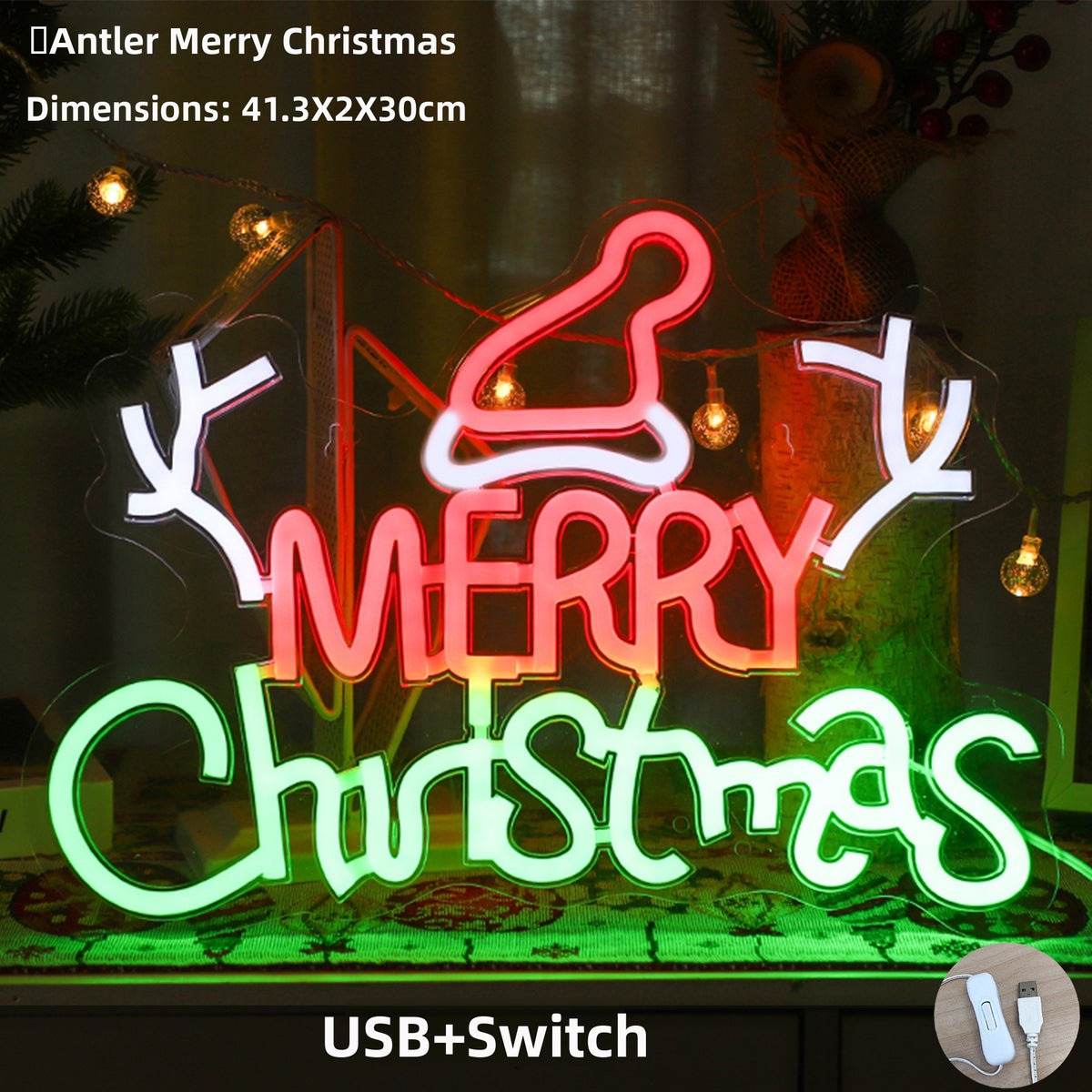 Merry Christmas LED Neon Sign