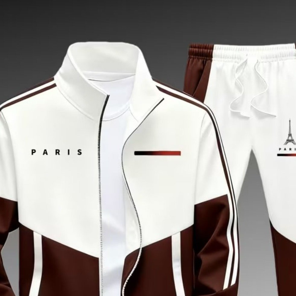Zippered pants for casual wear, men's style teemdrop
