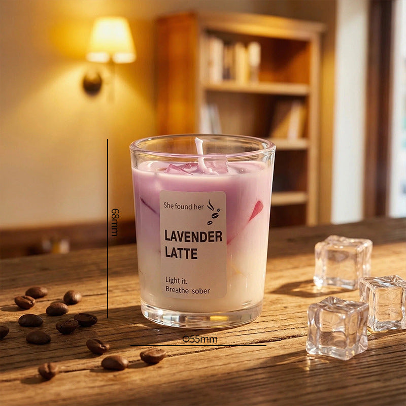 Creative Matcha Cup-Shaped Jelly Wax Scented Candle