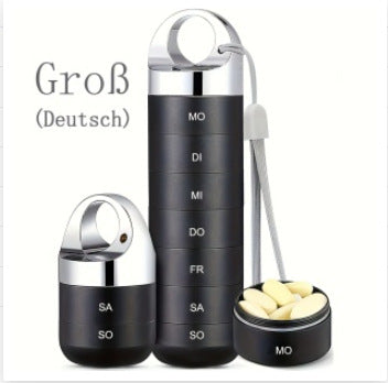 Waterproof Aluminum Alloy Medicine Organizer