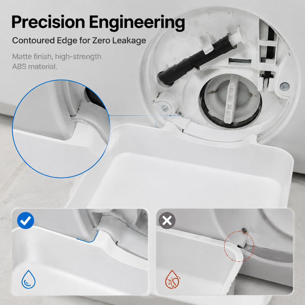 Washing machine water collection tray
