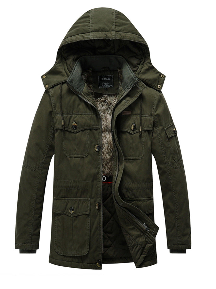 Winter Fleece Lined Mens Work Jacket