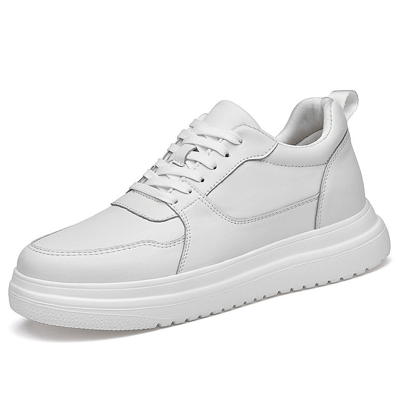 Men Breathable Hidden Height Increasing Casual Sneakers Lightweight Slip On Flat Shoes teemdrop