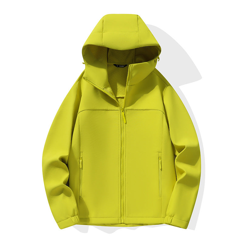Soft-shell coat teemdrop