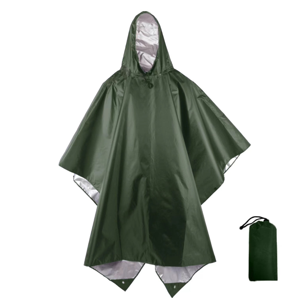 Fashionable cape raincoat for outdoor use teemdrop
